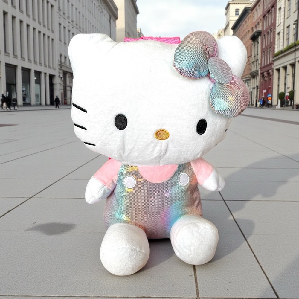 Sanrio Hello Kitty Backpack with Holographic Clothing NEW WITH TAGS
